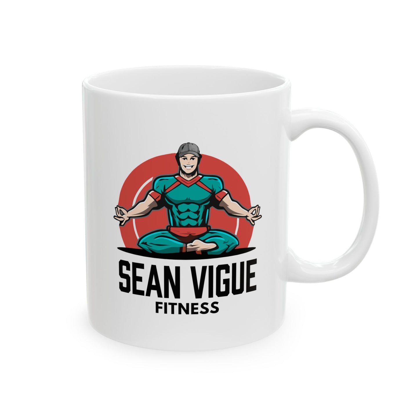 Sean Vigue Fitness Mug – Start Strong, Sip Bold