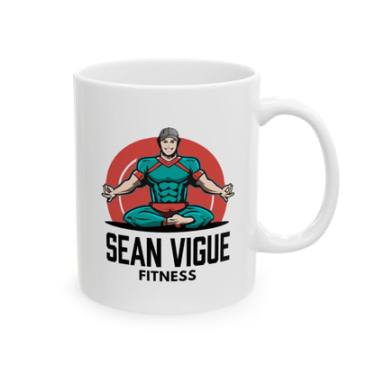 Sean Vigue Fitness Mug – Start Strong, Sip Bold
