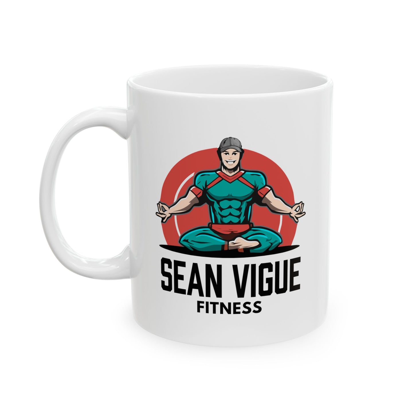 Sean Vigue Fitness Mug – Start Strong, Sip Bold